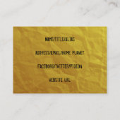 Weihnachtsmetallbaum Visitenkarte (Rückseite)