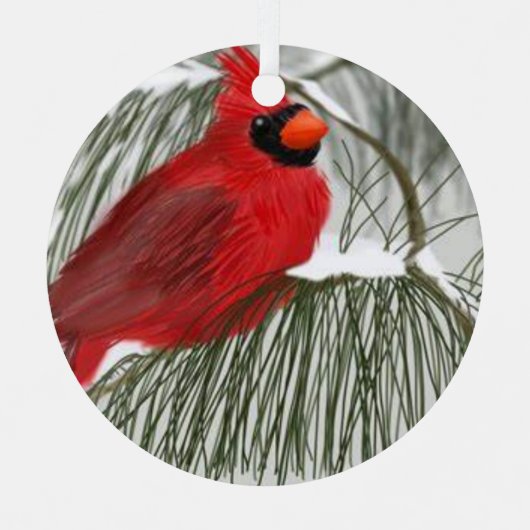 Weihnachtsmetallschmuck Ornament Aus Metall (Vorderseite)