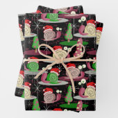 Weihnachtsmilch - Mitte des Jahrhunderts Moderne Geschenkpapier Set (Beispiel)