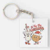 Weihnachtsmilch Schlüsselanhänger (Vorderseite)