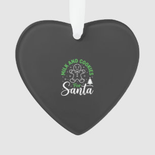 Weihnachtsmilch und Kekse für den Weihnachtsmann Ornament
