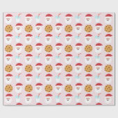 Weihnachtsmilch und Kochpapier Geschenkpapier (Flach)