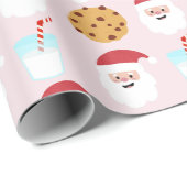 Weihnachtsmilch und Kochpapier Geschenkpapier (Rolleneckpunkt)