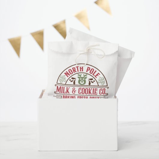 Weihnachtsmilchkochunternehmen Favor Bag Geschenktütchen (Party)
