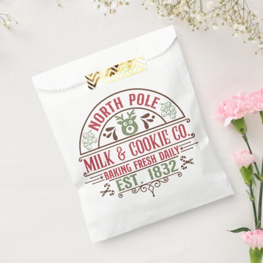 Weihnachtsmilchkochunternehmen Favor Bag Geschenktütchen (Versiegelt)