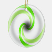 Weihnachtsminzdekor (4) keramik ornament (Links)