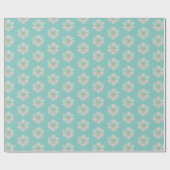 Weihnachtsminze Rosa Schneeflocken Candy Canes Sno Geschenkpapier (Flach)