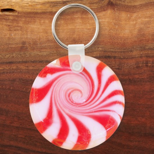 Weihnachtsminze Rote Pfefferminze Schlüsselanhänger (Vorderseite)