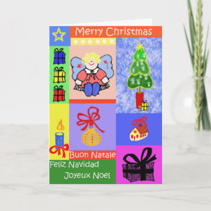 Weihnachtsmischungskarte Feiertagskarte
