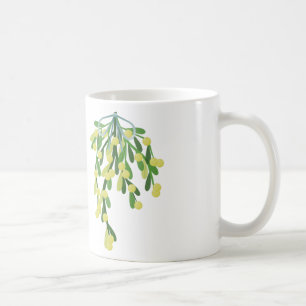 weihnachtsmistel kaffeetasse