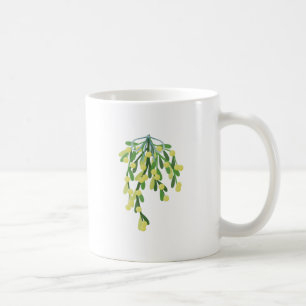 Weihnachtsmistel Kaffeetasse