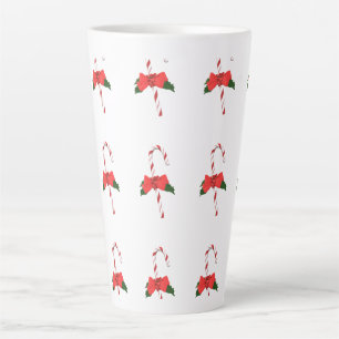 Weihnachtsmistel rot grün milchtasse