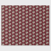 Weihnachtsmistel-Wasserfarbe Geschenkpapier (Flach)