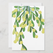Weihnachtsmistletoe Feiertagskarte (Vorderseite)