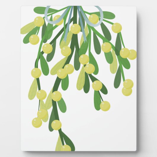 Weihnachtsmistletoe Fotoplatte (Vorderseite)