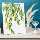 Weihnachtsmistletoe Fotoplatte (Seite)