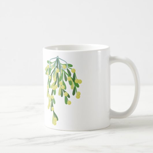 Weihnachtsmistletoe Kaffeetasse (Rechts)