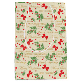 Weihnachtsmistletoe" Mittlere Geschenktüte