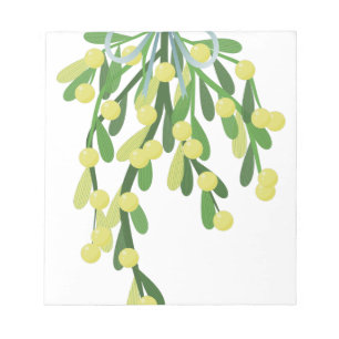 Weihnachtsmistletoe Notizblock