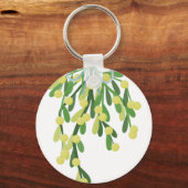 Weihnachtsmistletoe Schlüsselanhänger (Vorderseite)
