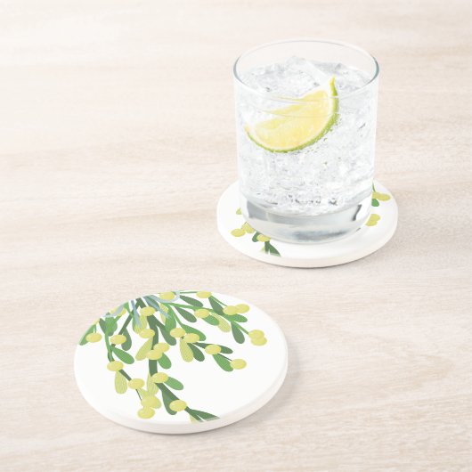 Weihnachtsmistletoe Untersetzer (Seite)