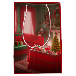 Weihnachtsmitteltasche Mittlere Geschenktüte