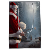 Weihnachtsmitteltasche Mittlere Geschenktüte (Rückseite)