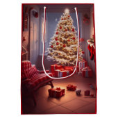 Weihnachtsmitteltasche Mittlere Geschenktüte (Rückseite)