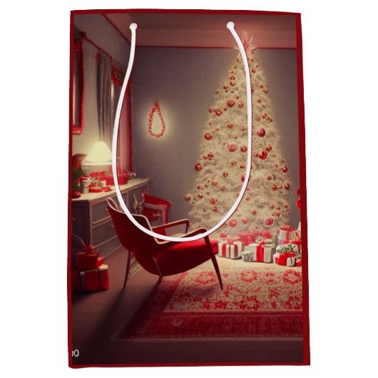 Weihnachtsmitteltasche Mittlere Geschenktüte (Vorderseite)