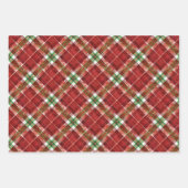Weihnachtsmix - BG Tartan, Baubles und Ribbon Geschenkpapier Set (Vorderseite 2)