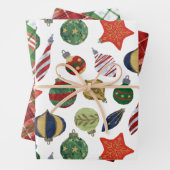 Weihnachtsmix - BG-Tartan und Baubel Geschenkpapier Set (Beispiel)