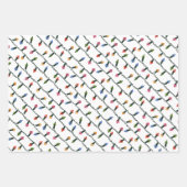 Weihnachtsmix - Weihnachtsbeleuchtung Geschenkpapier Set (Vorderseite 2)