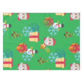 Weihnachtsmöbel Emoji Tischdecke (Vorderseite (Horizontal))