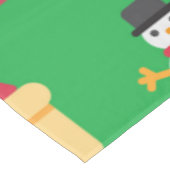 Weihnachtsmöbel Emoji Tischdecke (Schrägansicht)