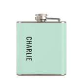 Weihnachtsmöbel individuelle Name Flachmann (Rückseite)