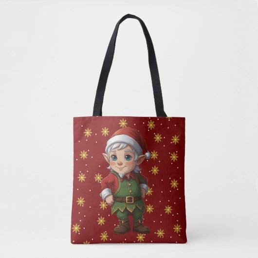 Weihnachtsmodus Elf Tasche (Vorderseite)