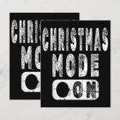 Weihnachtsmodus On - Spaß im Weihnachtsurlaub (Vorne/Hinten)