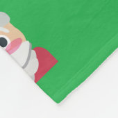 Weihnachtsmoji-Decke Fleecedecke (Ecke)