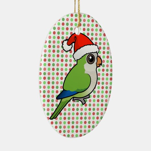 WeihnachtsmönchParakeet Keramikornament (Rechts)