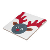 Weihnachtsmond Emoji Fliese (Seite)