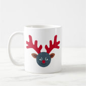 Weihnachtsmond Emoji Kaffeetasse (Links)
