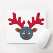 Weihnachtsmond Emoji Mousepad (Mit Mouse)