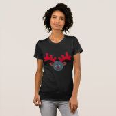 Weihnachtsmond Emoji T-Shirt (Vorne ganz)