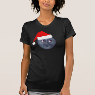 Weihnachtsmond Emoji T - Shirts