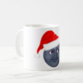 Weihnachtsmond Emoji Tassen (Vorderseite Links)