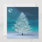 Weihnachtsmond Karte (Rückseite)