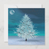 Weihnachtsmond Karte (Vorderseite)