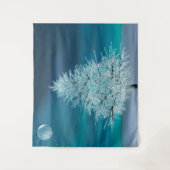 Weihnachtsmond Wandteppich (Vorderseite)