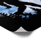 Weihnachtsmond Weihnachten Weihnachten Funny Sasqu Poster (Ecke)