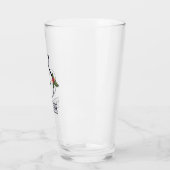 Weihnachtsmongram S Personalisiert Beer Glas (Links)